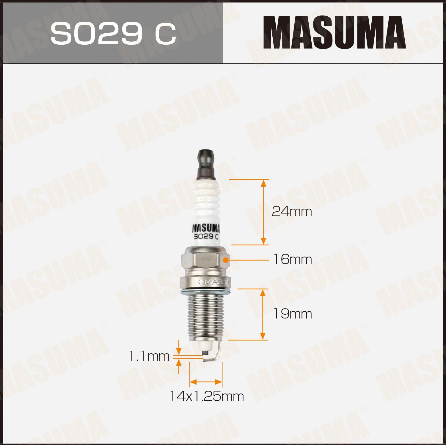 Свечи зажигания MASUMA S029C