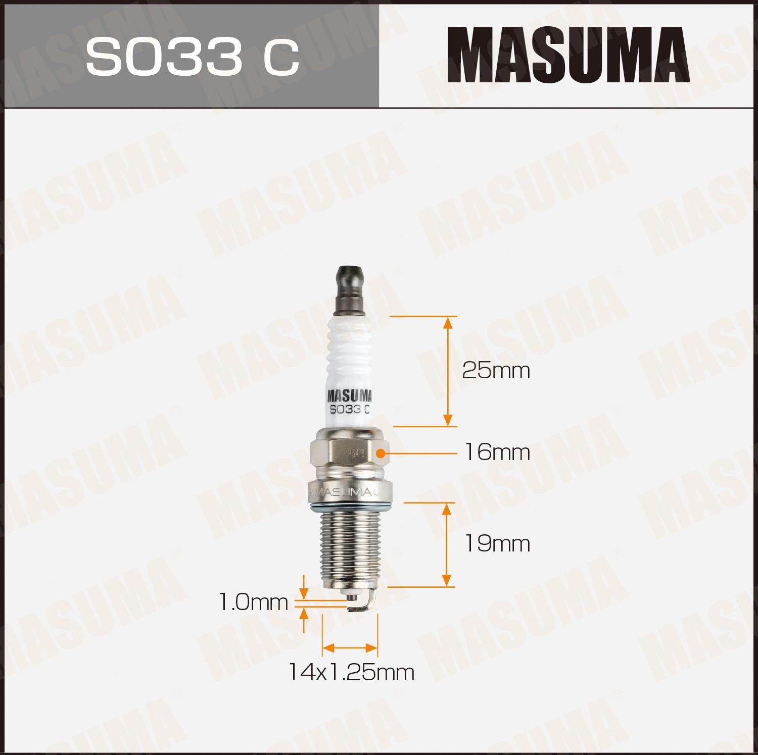 Свечи зажигания MASUMA S033C