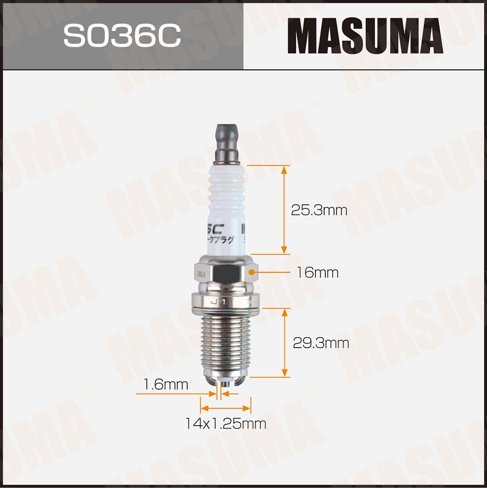 Свечи зажигания MASUMA S036C