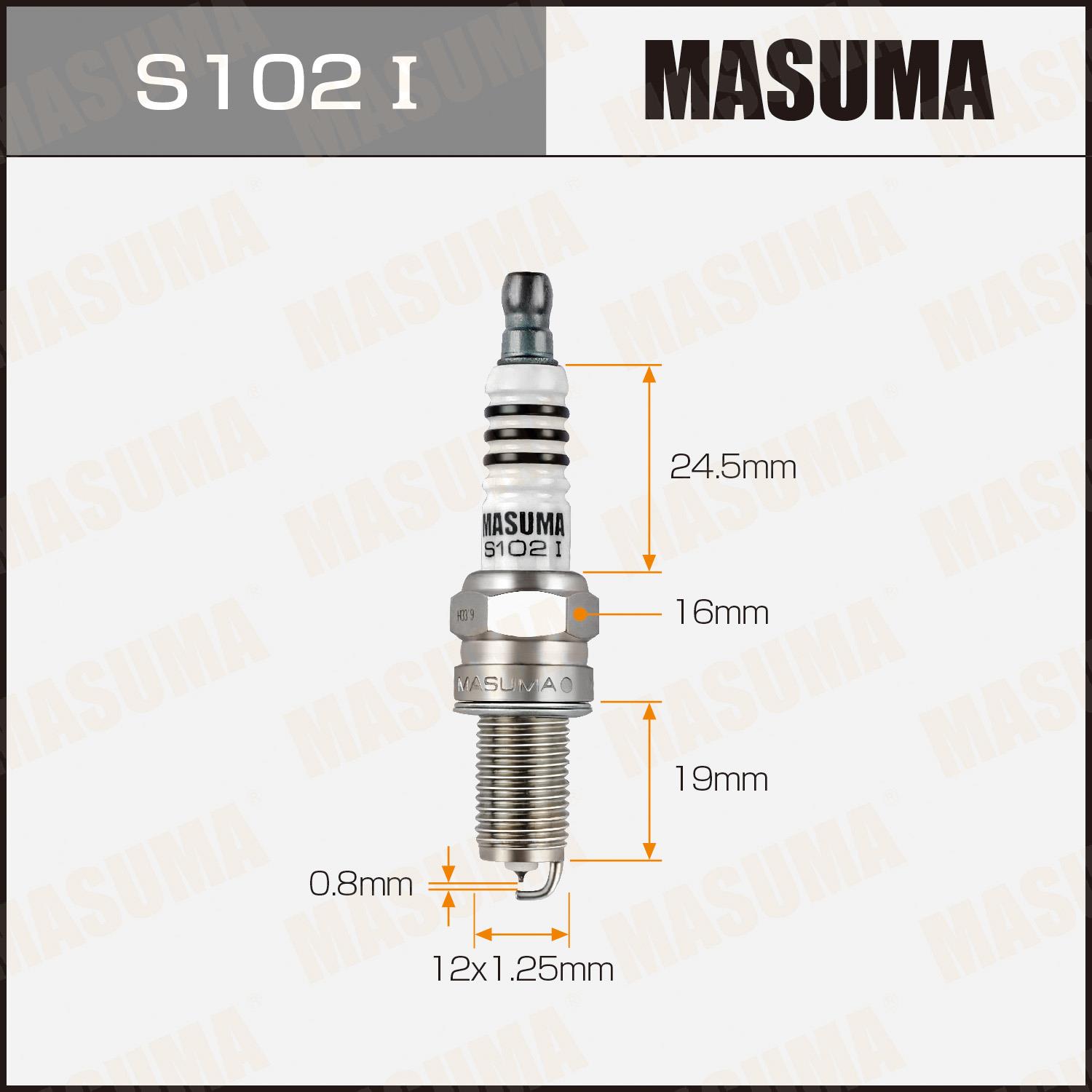 Свечи зажигания MASUMA S102I