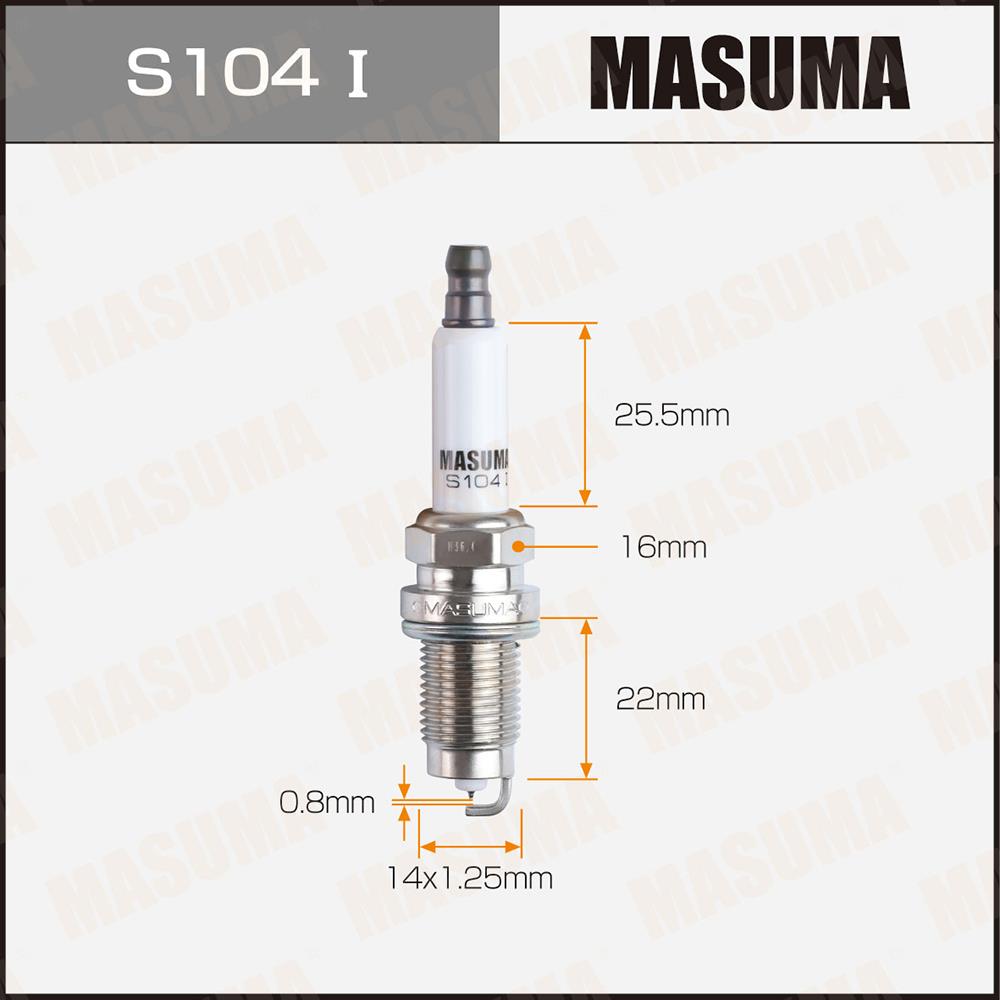 Свечи зажигания MASUMA S104I