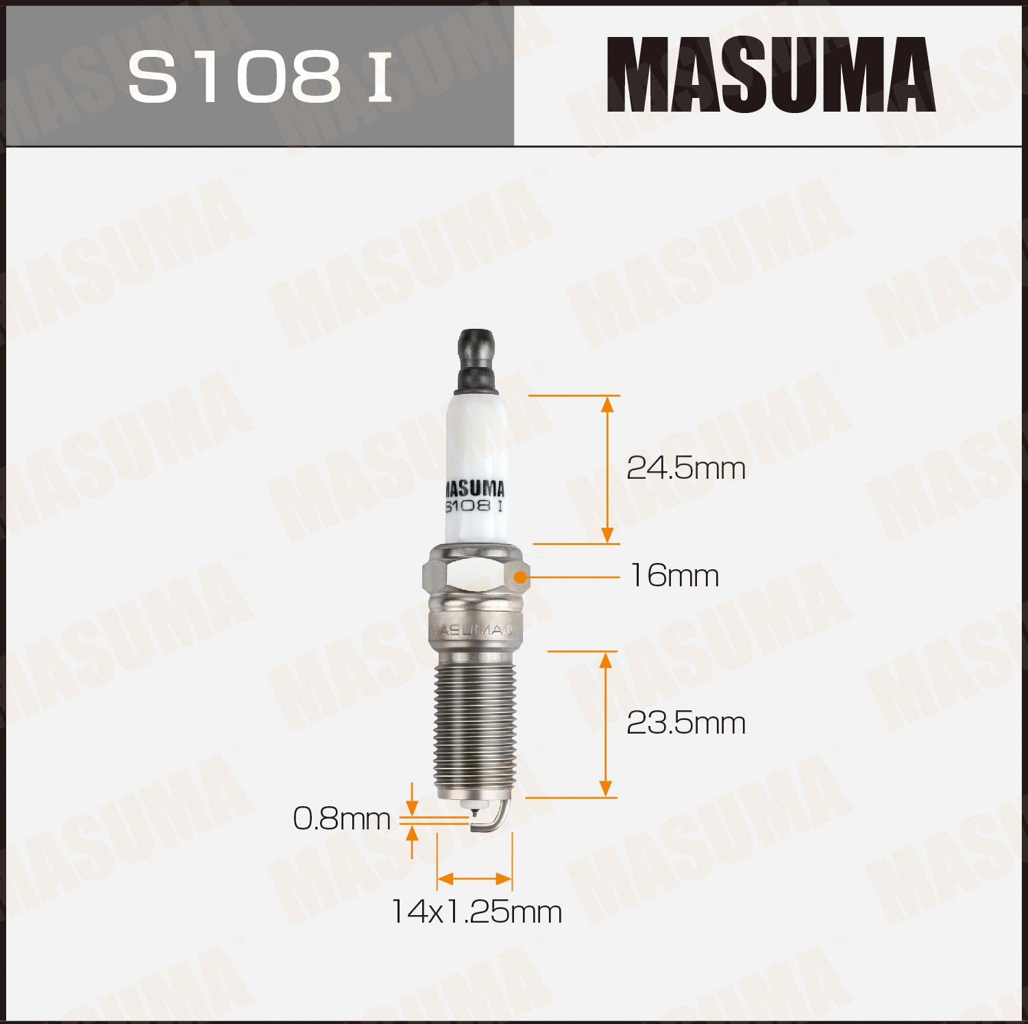 Свечи зажигания MASUMA S108I