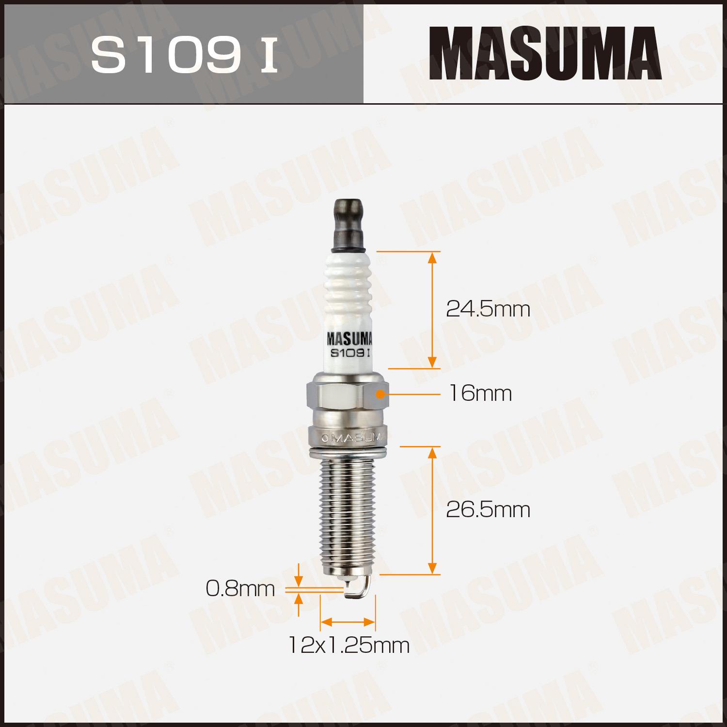 Свечи зажигания MASUMA S109I