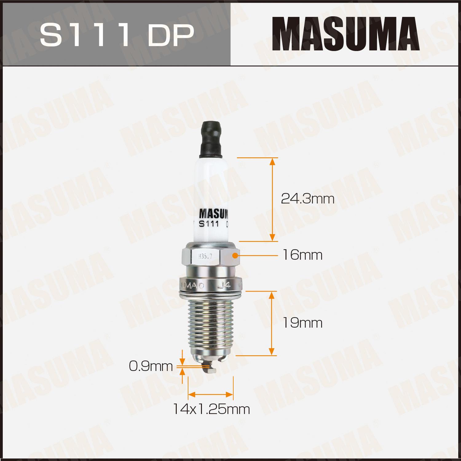 Свечи зажигания MASUMA S111DP