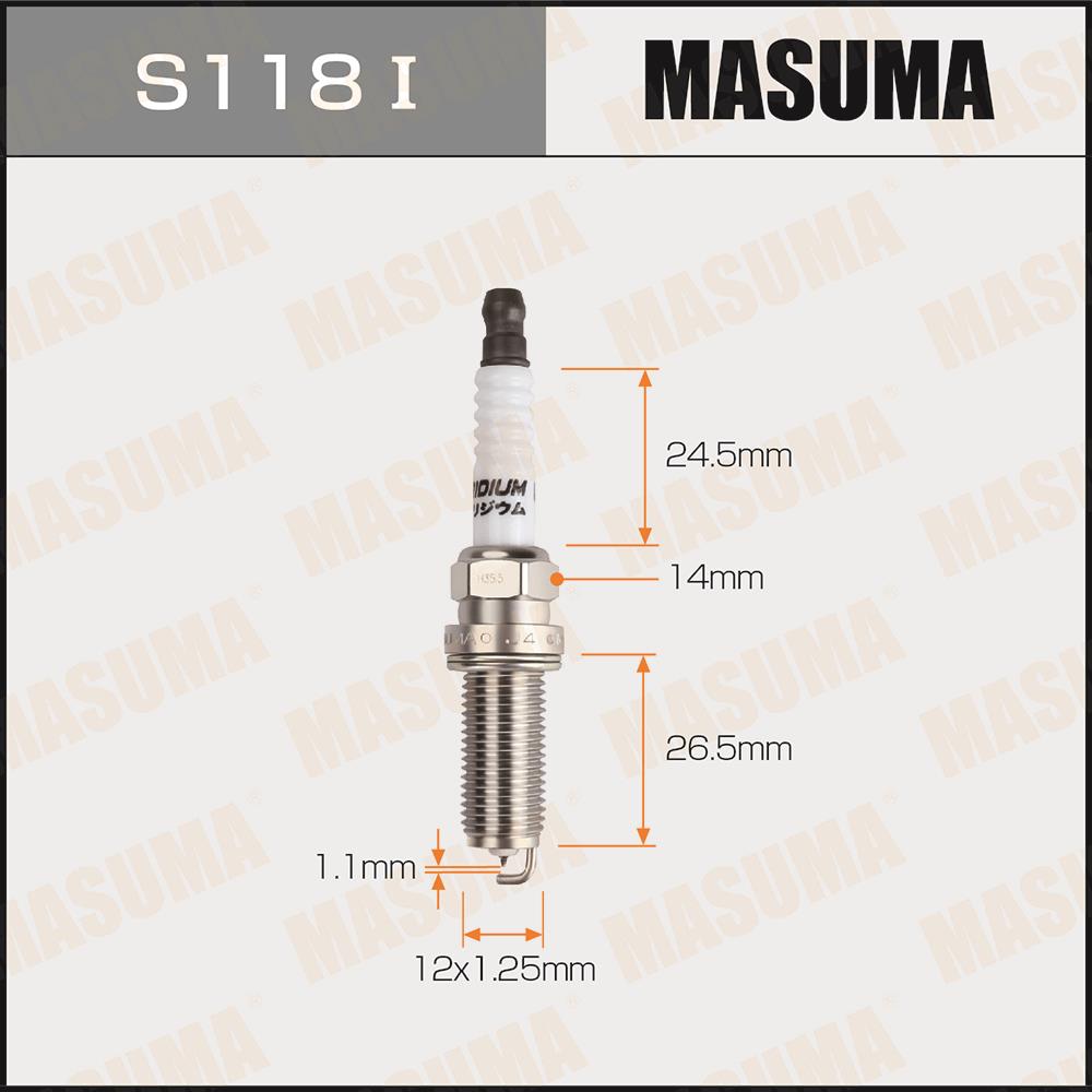 Свеча зажигания MASUMA S118I