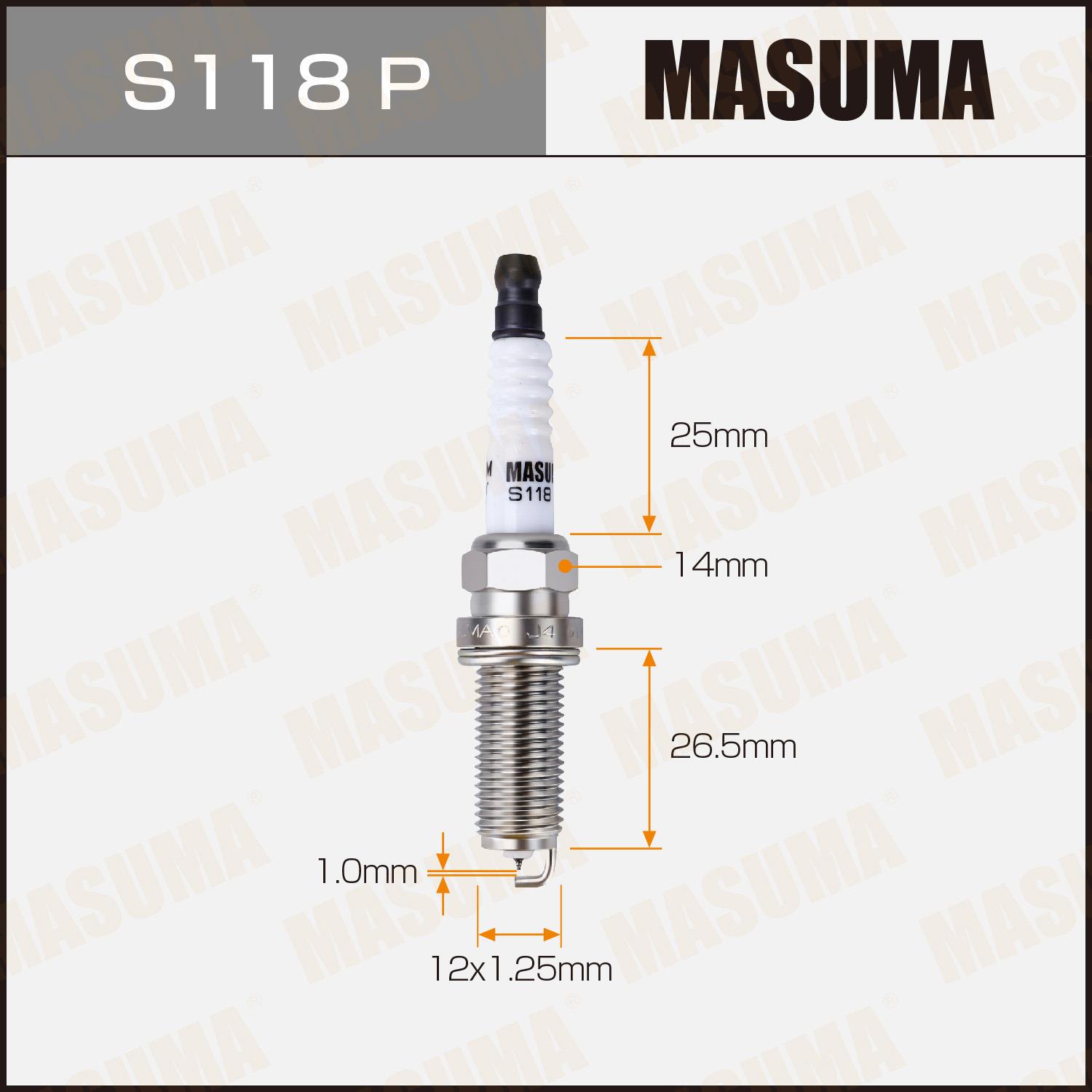 Свечи зажигания MASUMA S118P