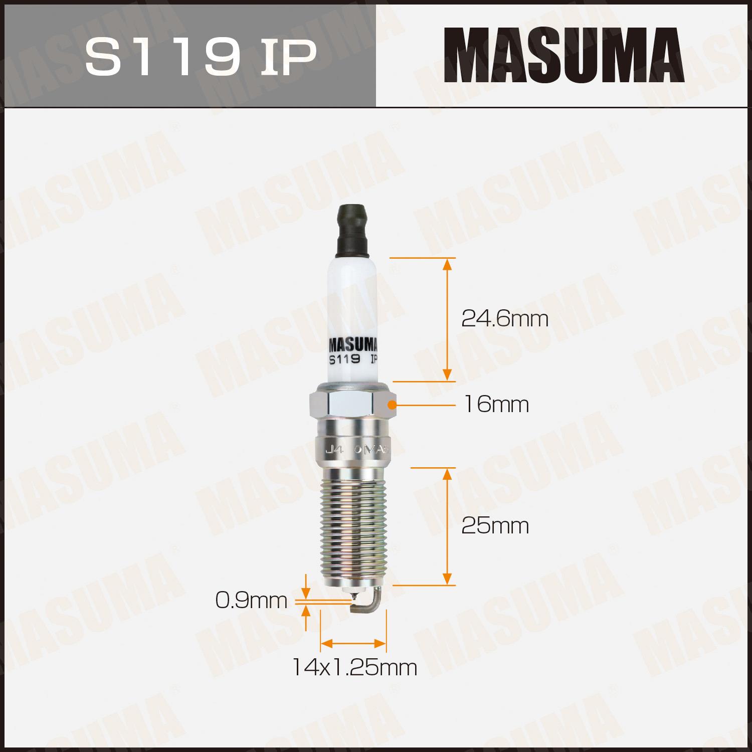 Свечи зажигания MASUMA S119IP