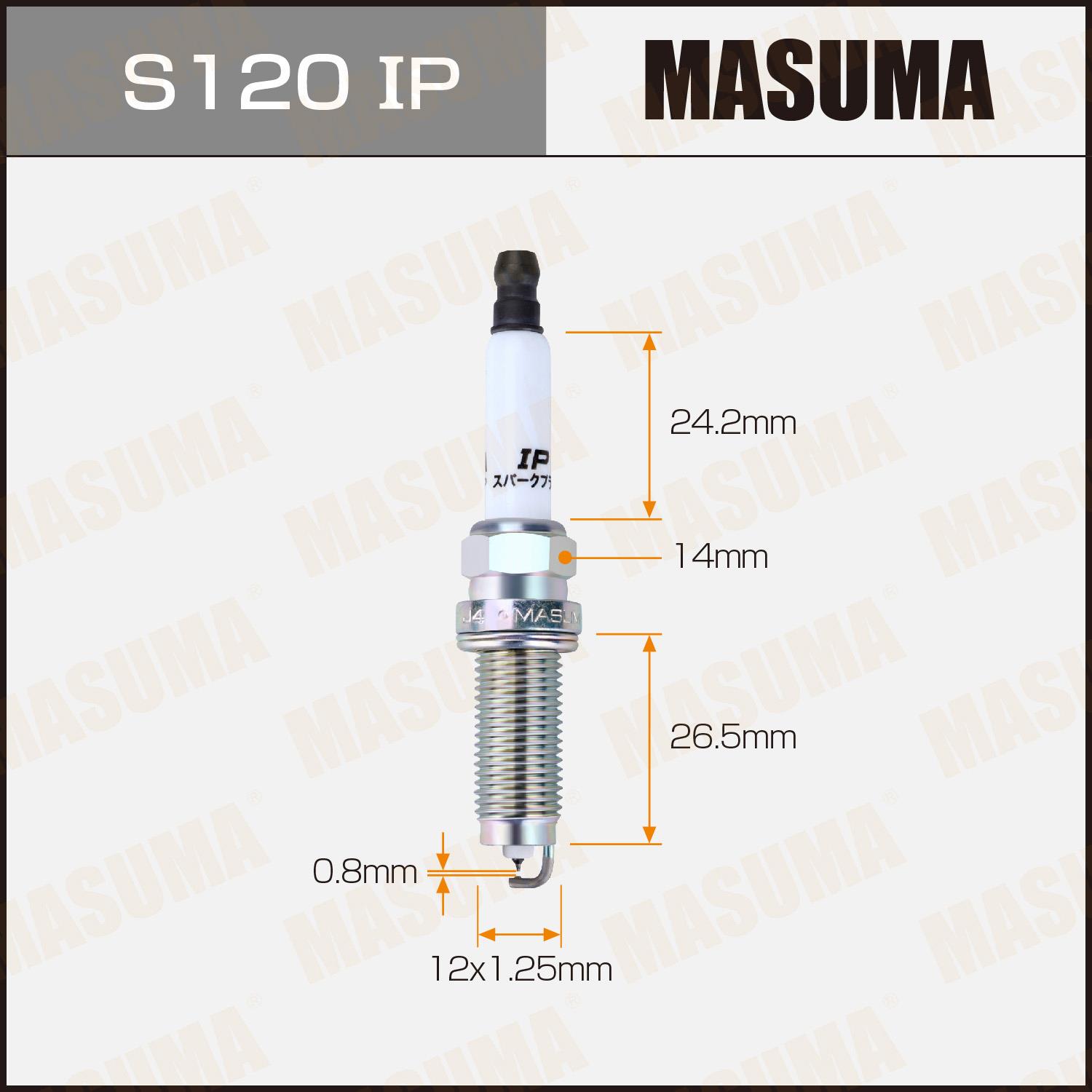 Свечи зажигания MASUMA S120IP