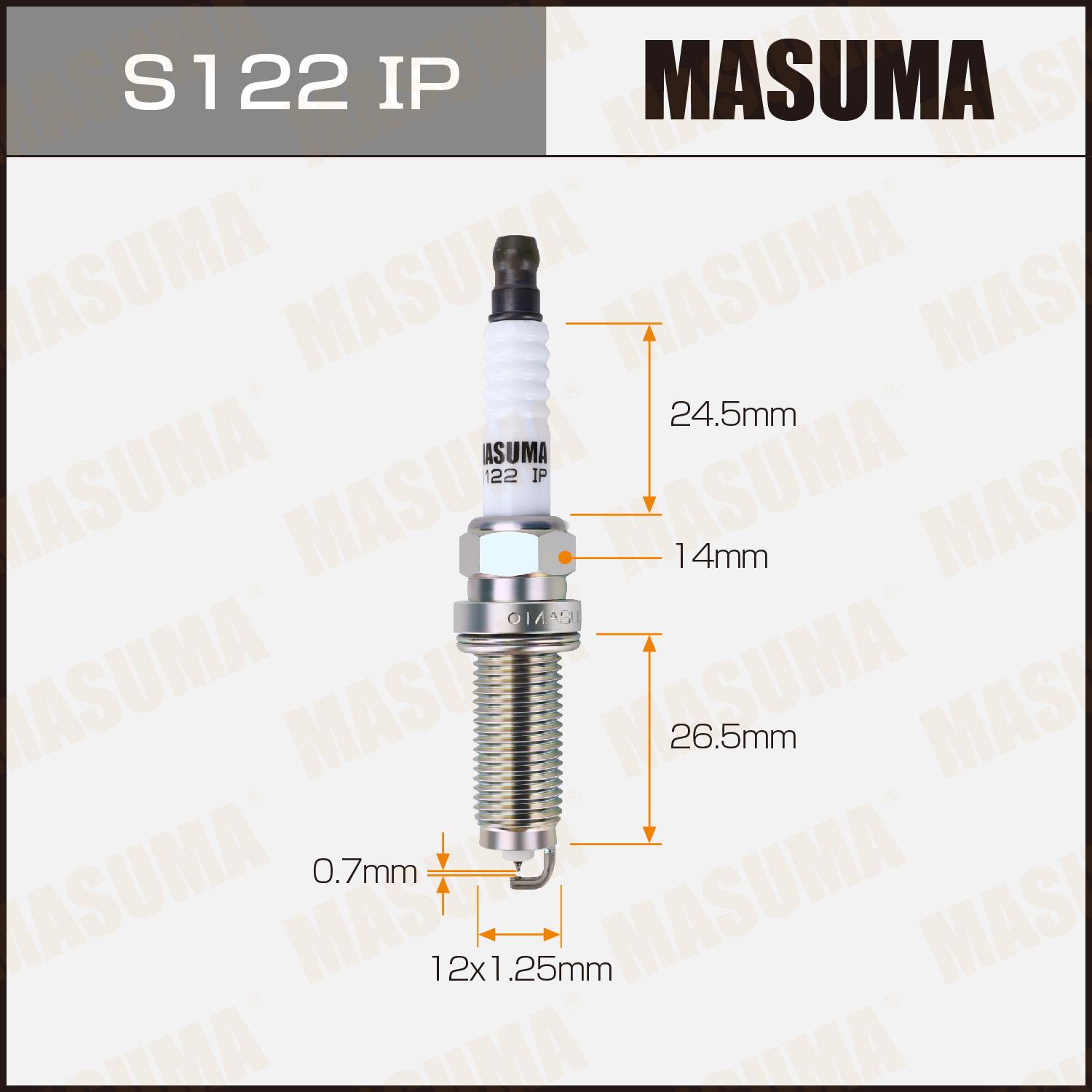 Свечи зажигания MASUMA S122IP
