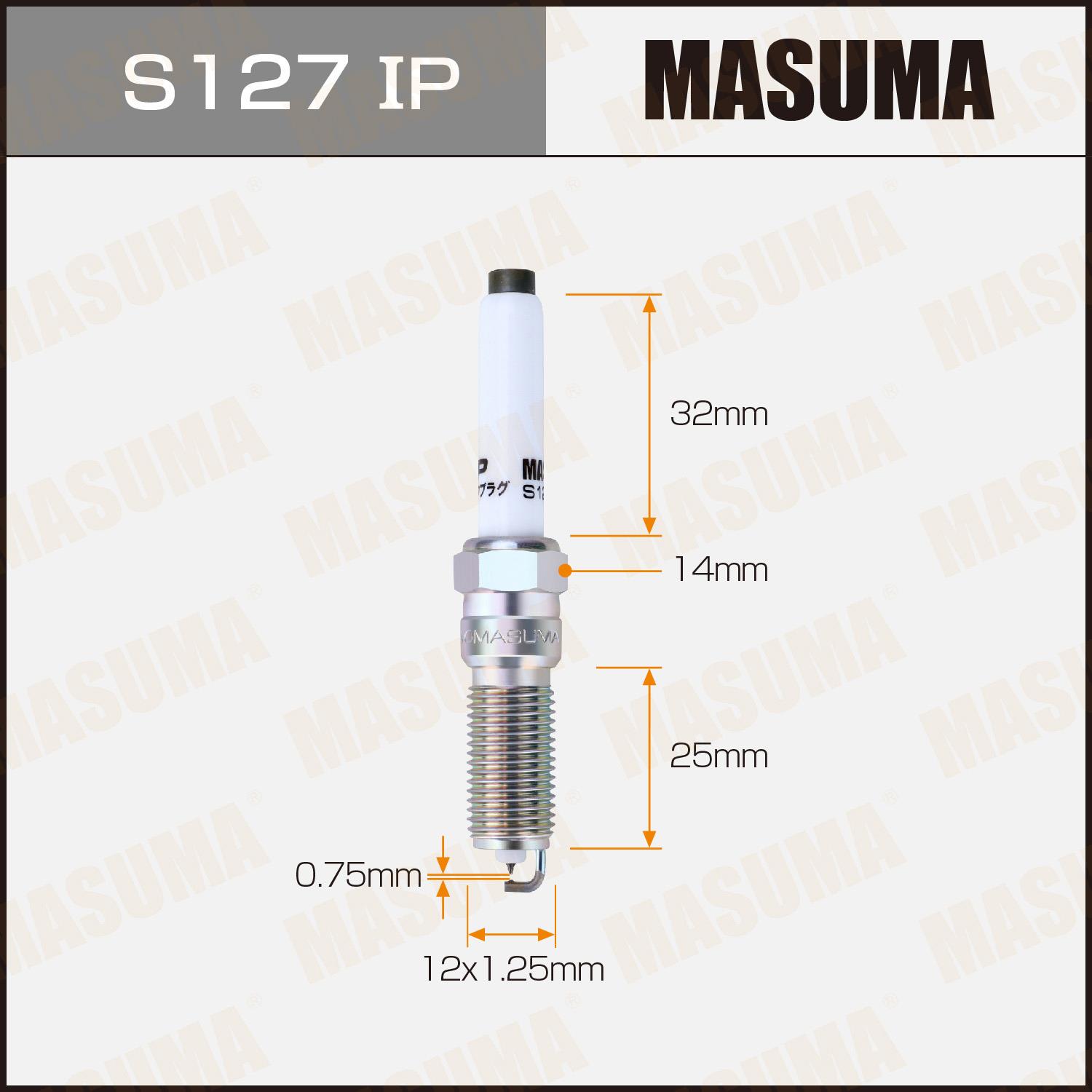 Свечи зажигания MASUMA S127IP