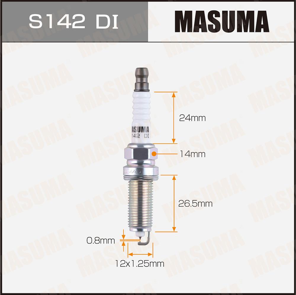 Свечи зажигания MASUMA S142DI