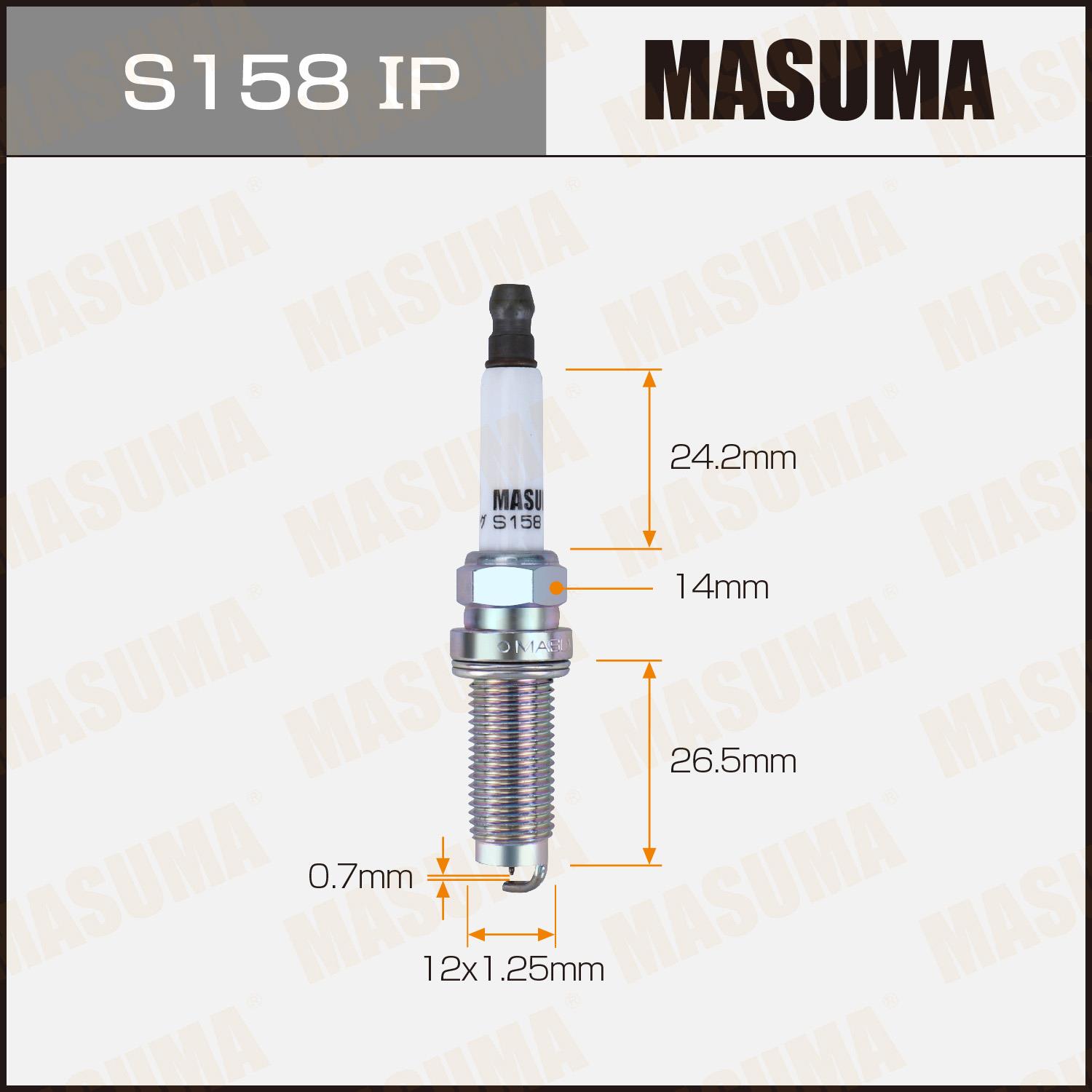 Свечи зажигания MASUMA S158IP