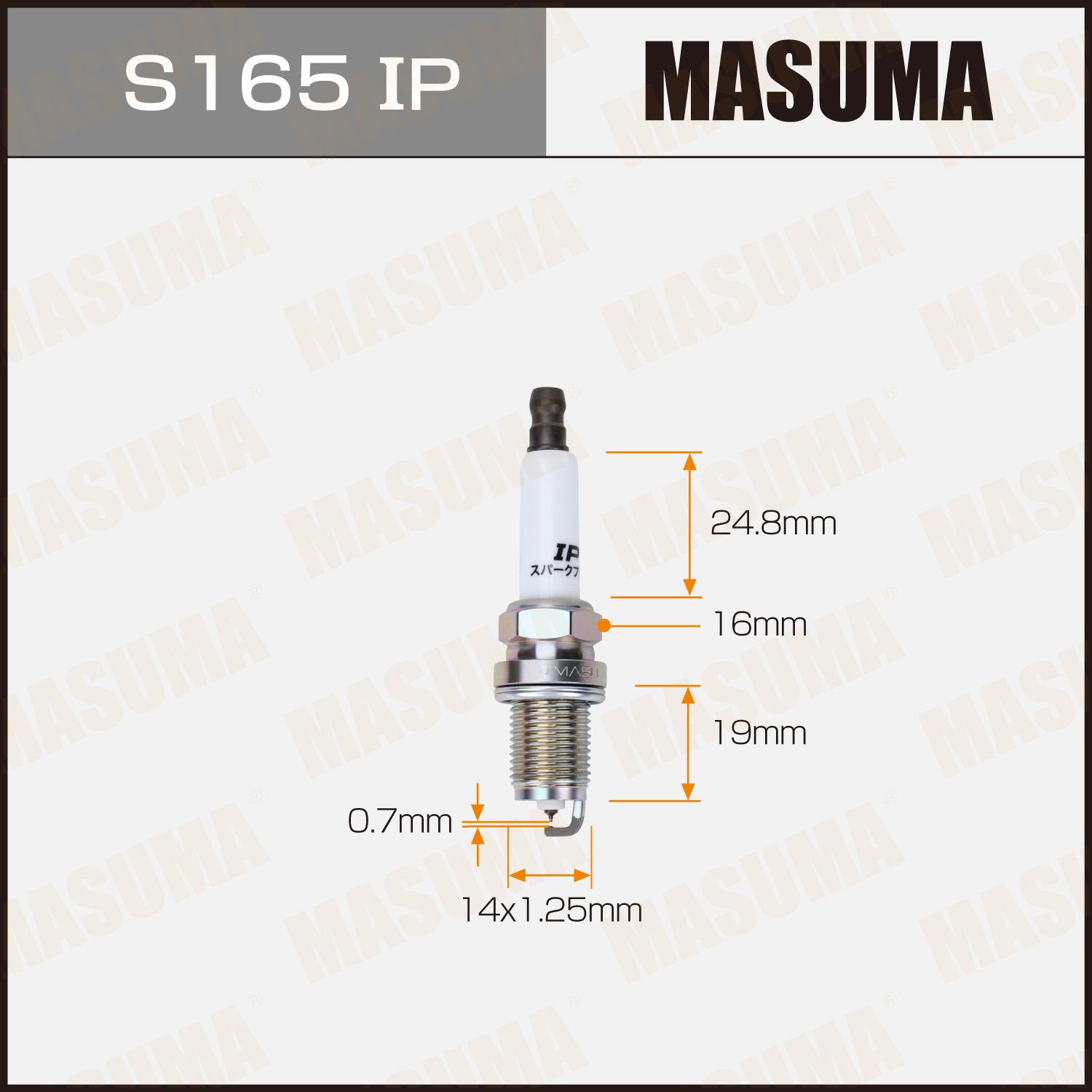 Свечи зажигания MASUMA S165IP