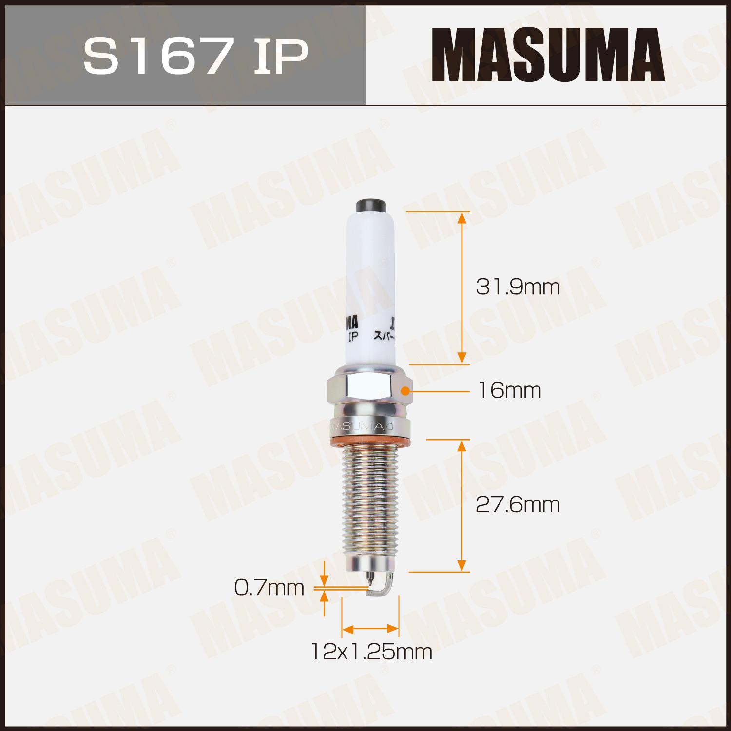 Свечи зажигания MASUMA S167IP