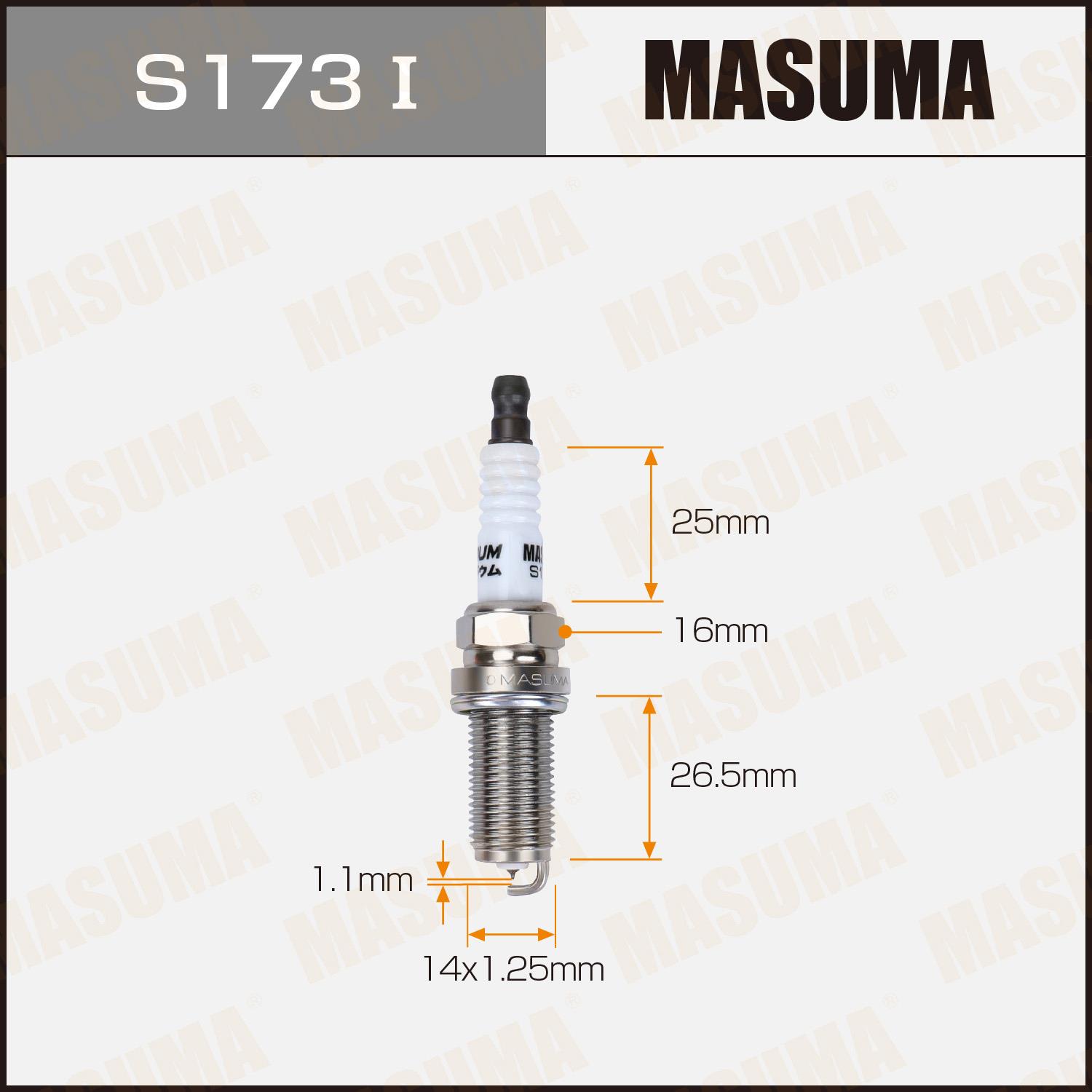 Свечи зажигания MASUMA S173I