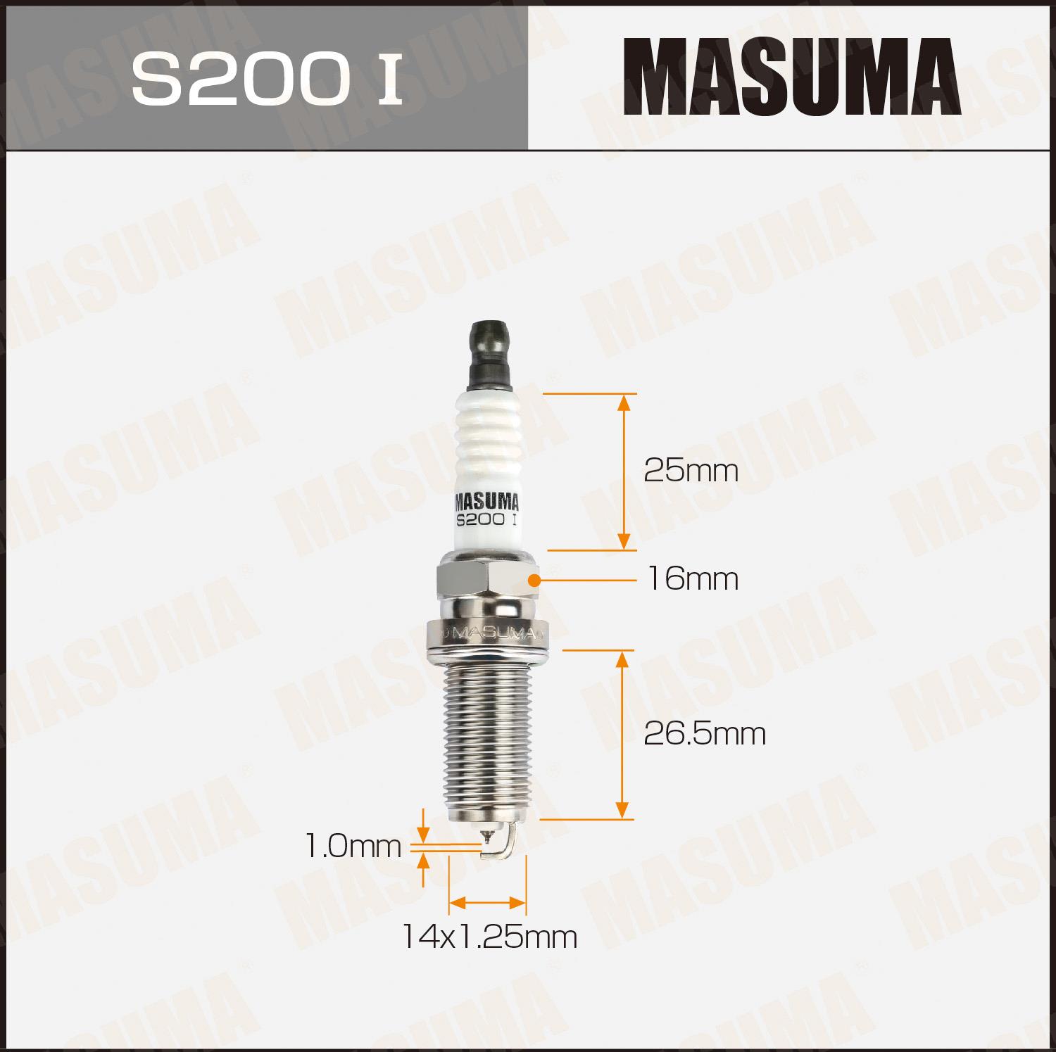 Свечи зажигания MASUMA S200I