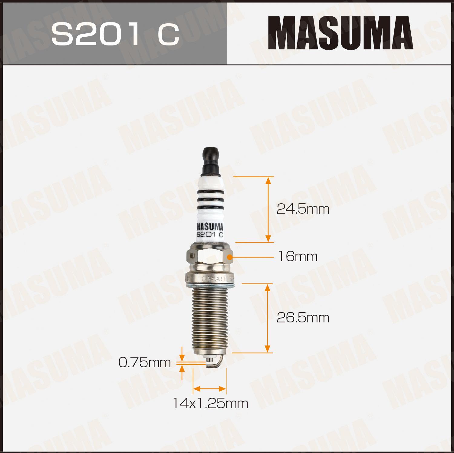 Свечи зажигания MASUMA S201C