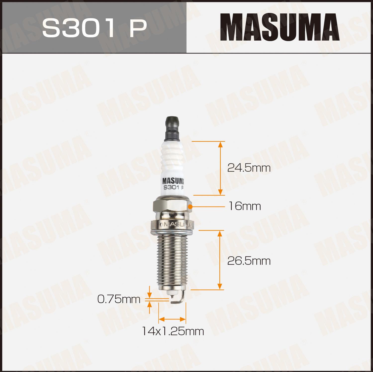 Свечи зажигания MASUMA S301P