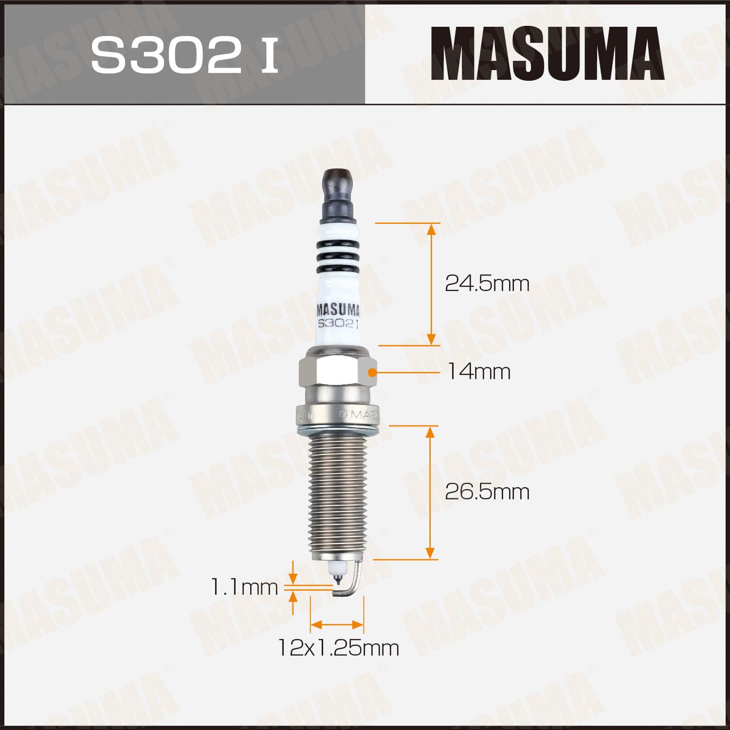 Свечи зажигания MASUMA S302I