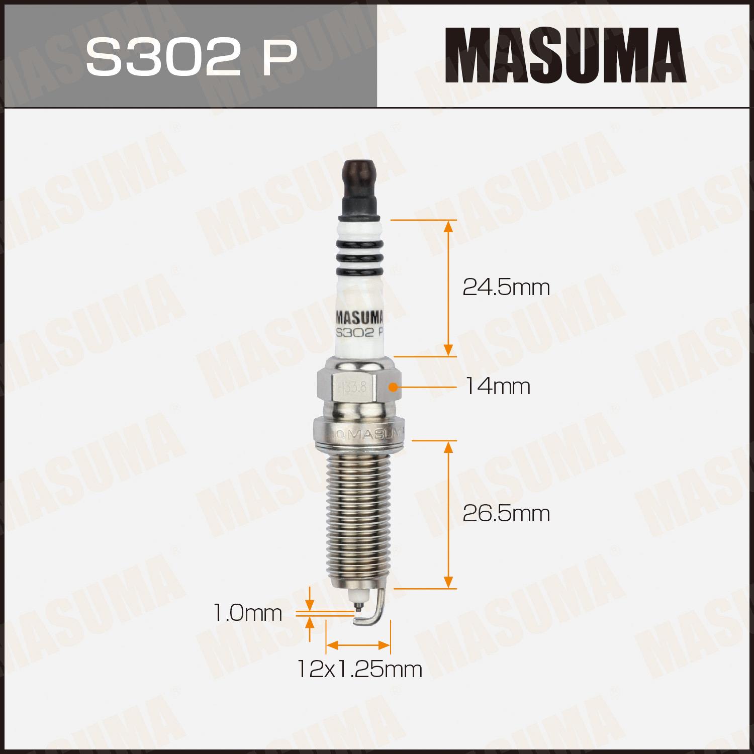 Свечи зажигания MASUMA S302P