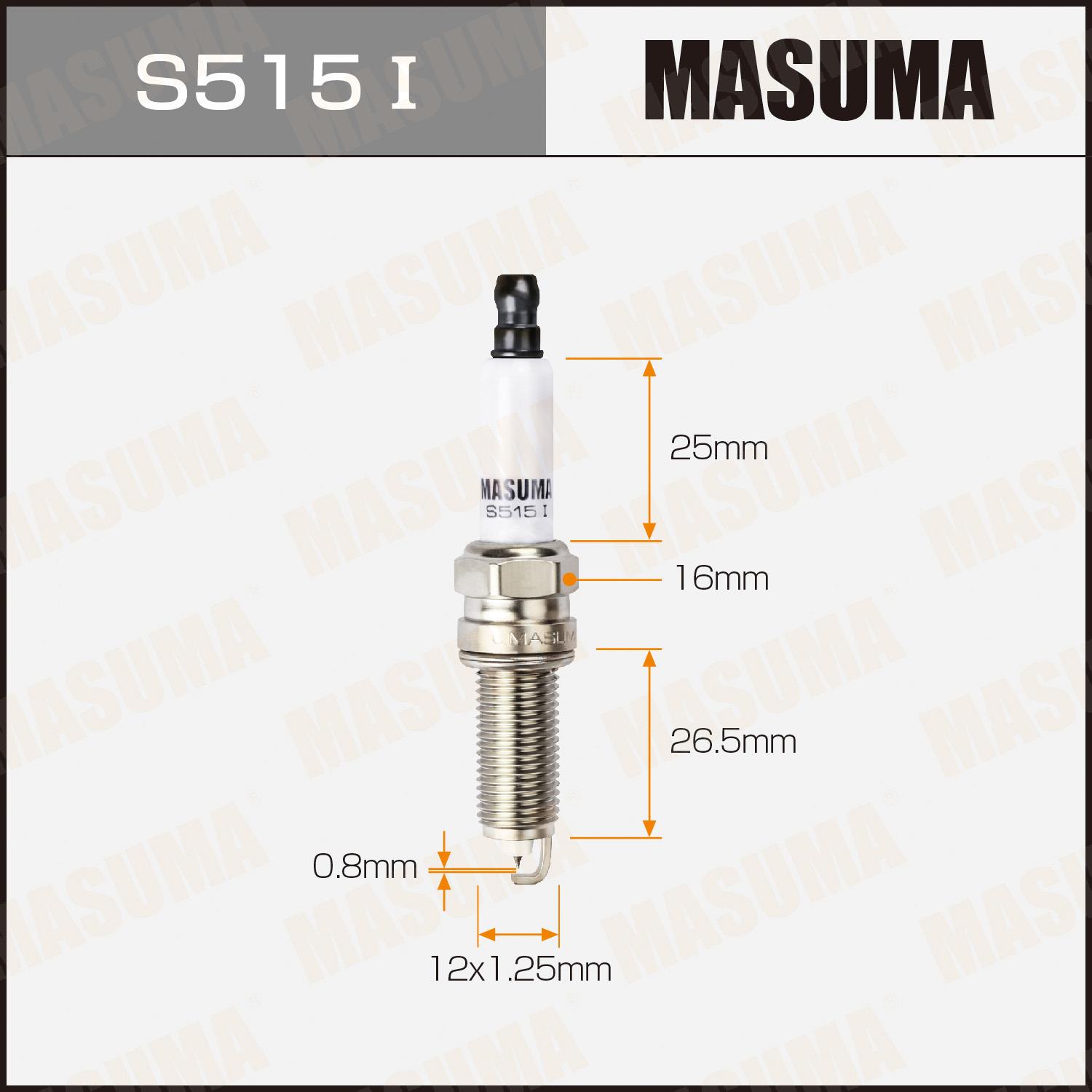 Свечи зажигания MASUMA S515I