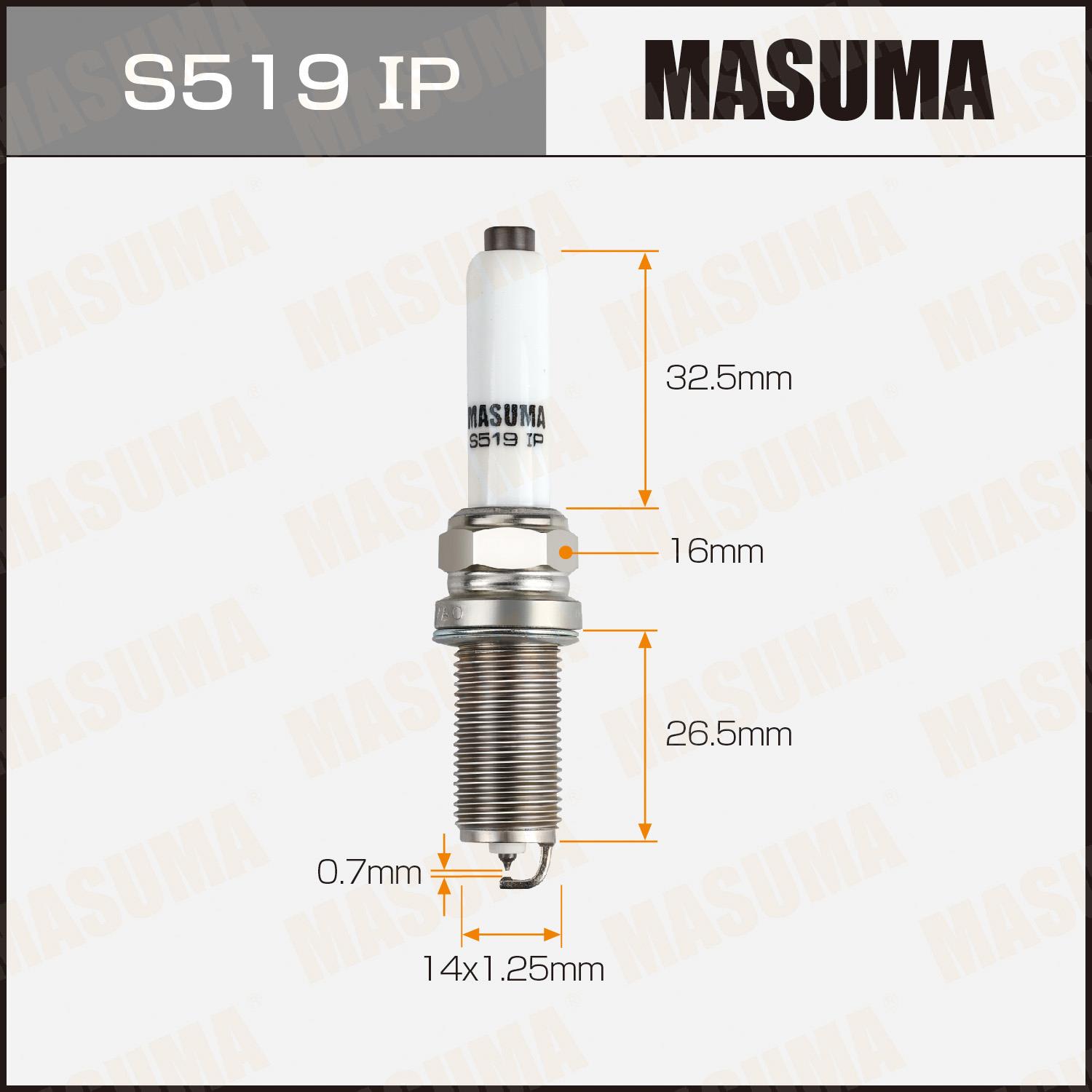 Свечи зажигания MASUMA S519IP