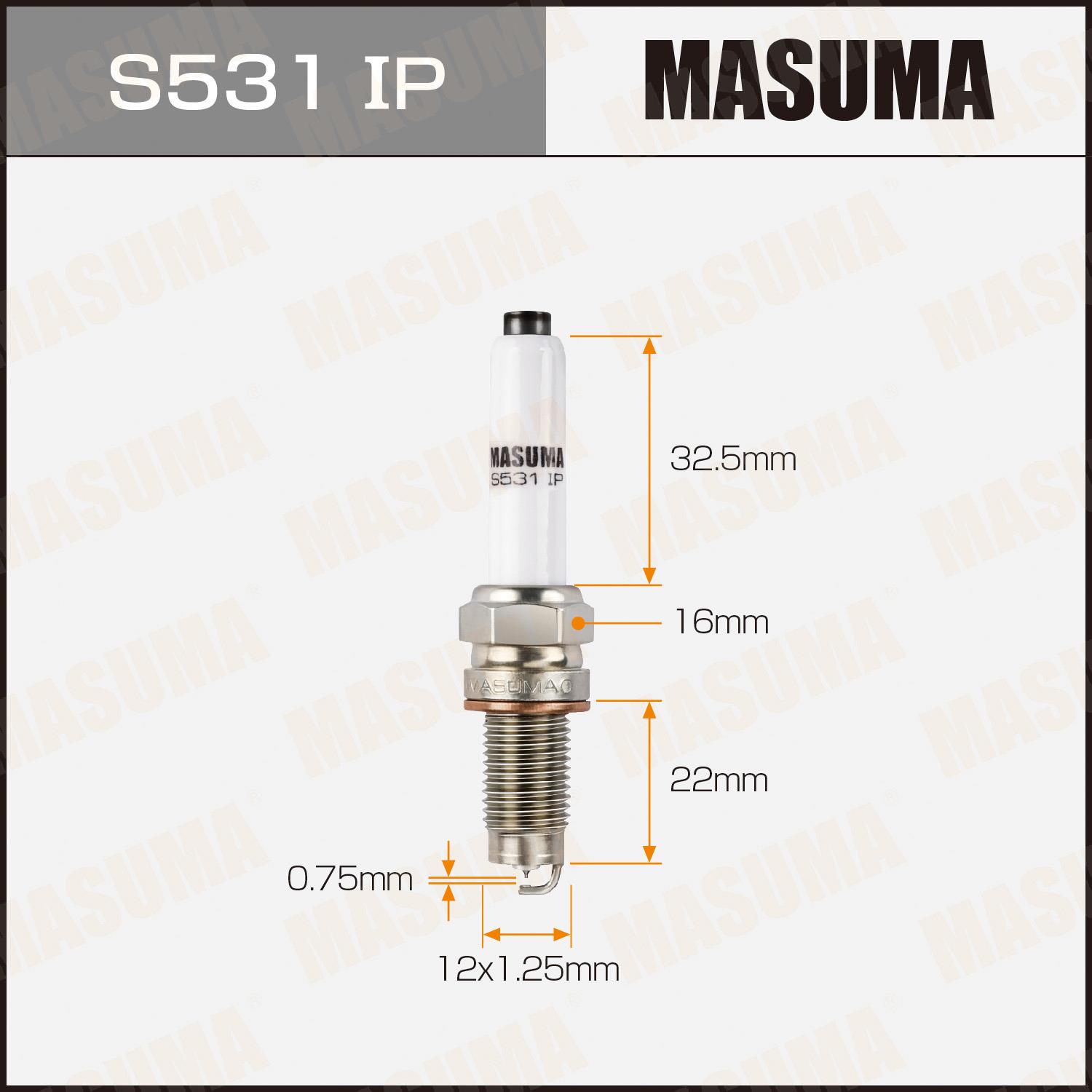 Свечи зажигания MASUMA S531IP