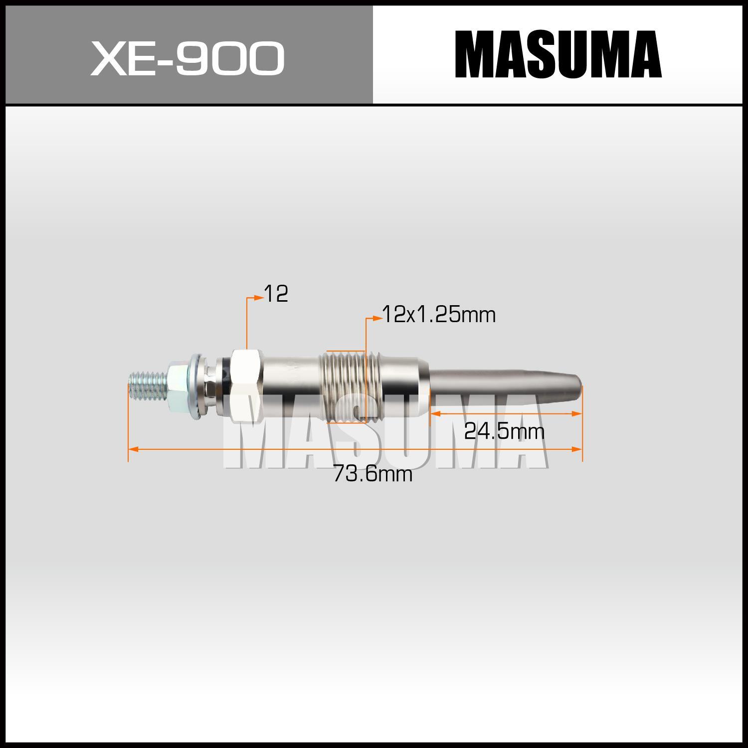Свечи накаливания MASUMA XE-900
