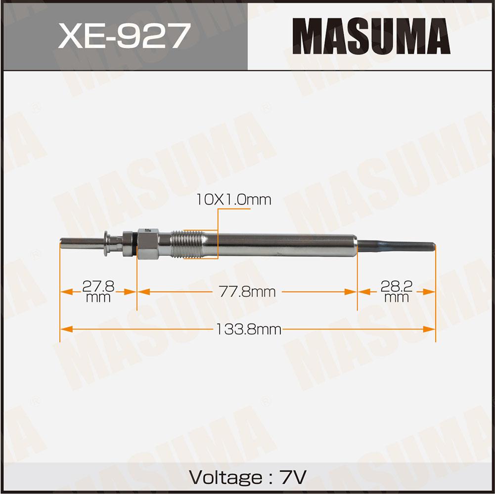 Свечи накаливания MASUMA XE-927