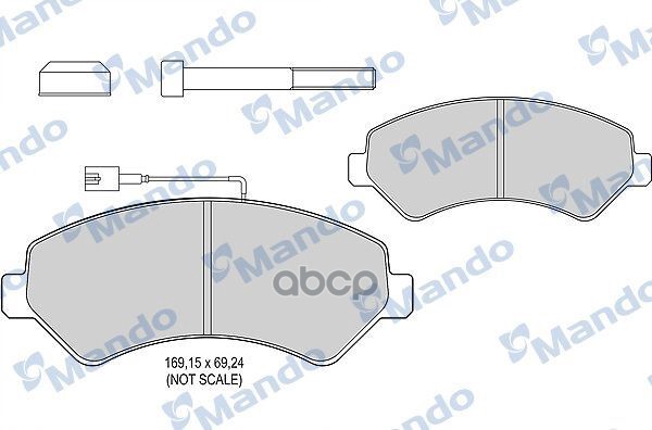 Колодки передние MANDO MBF015039