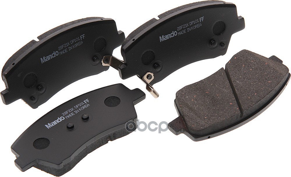 Колодки тормозные передние MANDO MPH62