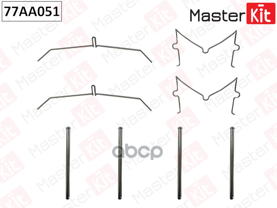 Ремкомплект барабанного тормоза Mitsubishi L200 MASTERKIT 77