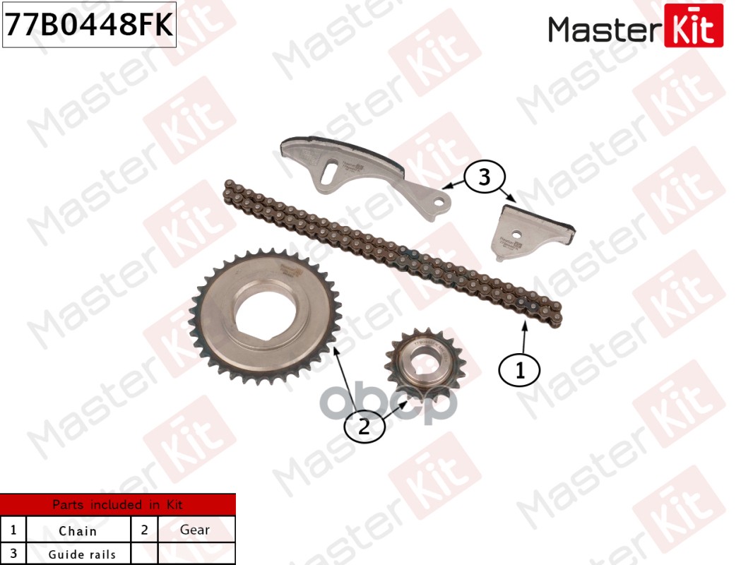 Комплект цепи балансировочных валов CHRYSLERJEEP EDZ MASTERK