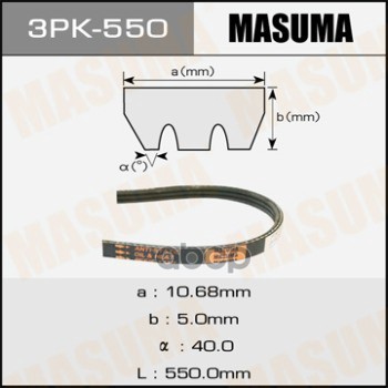 Ремень поликлиновой GATES 3PK550