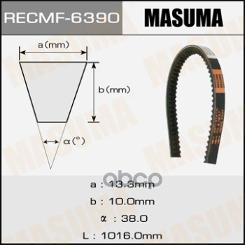 Ремень поликлиновой MASUMA 13x1016