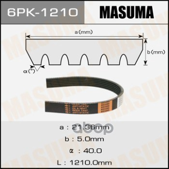 Ремень приводной ПРАМО 6PK1210