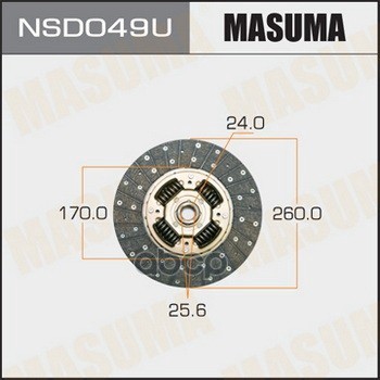 Диск сцепления MASUMA NSD049U