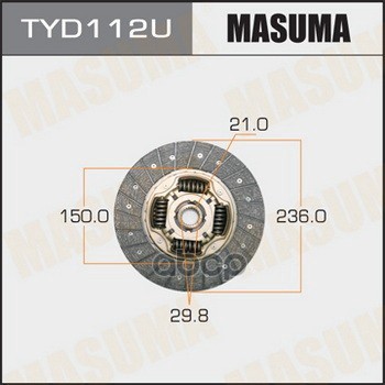 Диск сцепления MASUMA TYD112U