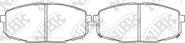 Колодки передние NIBK PN0373