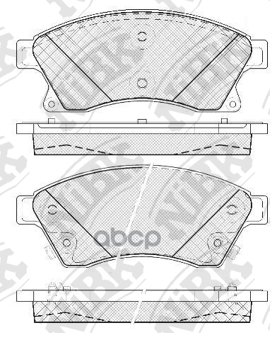 Колодки передние NIBK PN0391