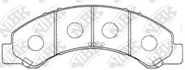 Колодки передние NIBK PN4464