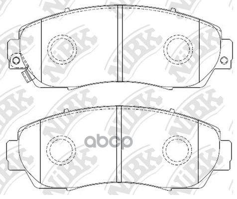 Колодки передние NIBK PN8802