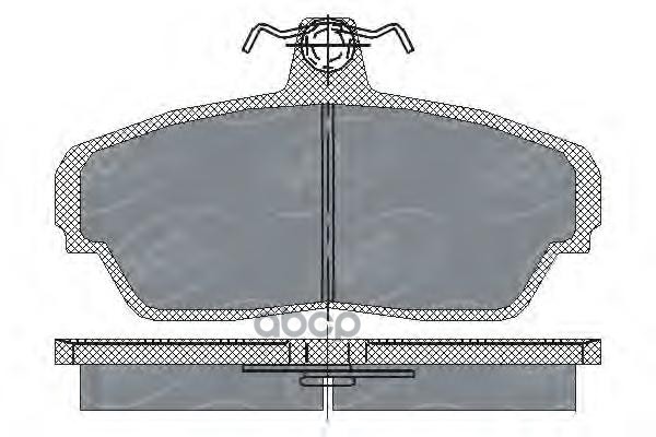 Колодки передние SCT SP187