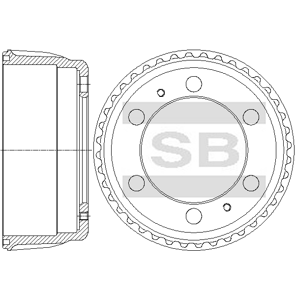 Передний тормозной диск SANGSIN SD1037