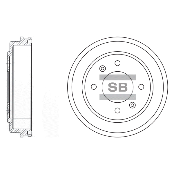Задний тормозной диск SANGSIN SD1039
