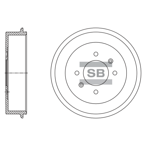 Передний тормозной диск SANGSIN SD1112
