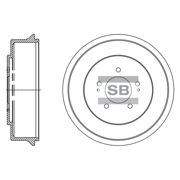 Передний тормозной диск SANGSIN SD1119