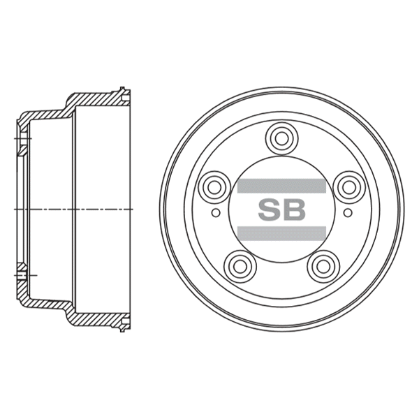 Передний тормозной диск SANGSIN SD1121