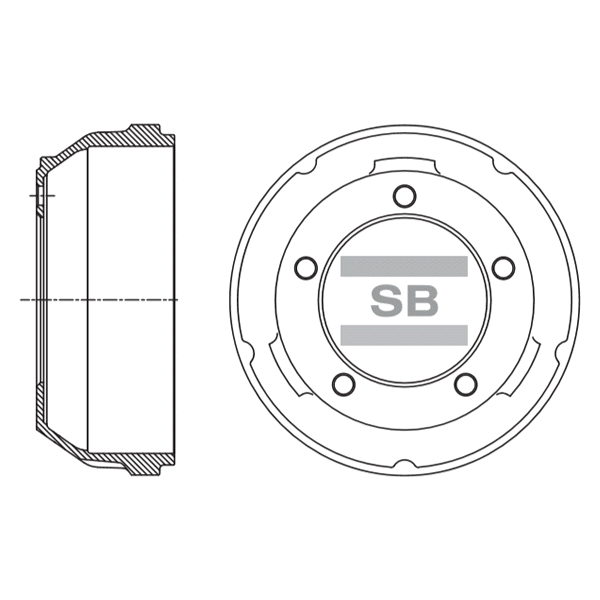 Передний тормозной диск SANGSIN SD1122