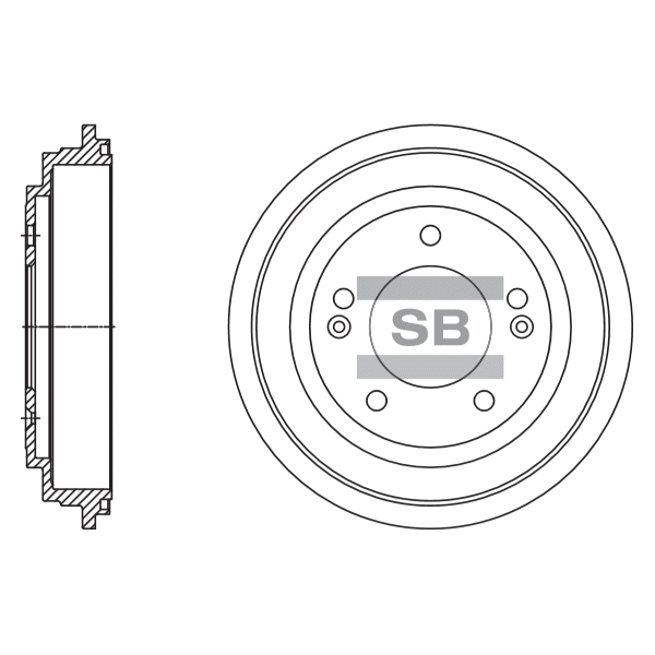 Передний тормозной диск SANGSIN SD1130